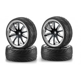 Big Wheel set 1 Black-Chrom...