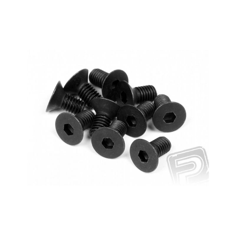 Šroub Imbus s plochou hlavou M3x6mm 10pcs - 1