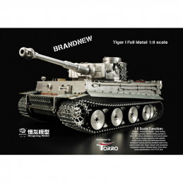 1/8 RC Tiger I celokovová...