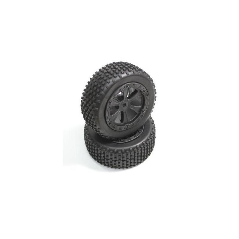 Absima 1230033 - Front Tire Set (2) Buggy - 1
