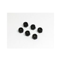 Absima 1230040 - Nylon Self-lock Nut M4 (6) Buggy/Truggy - 1