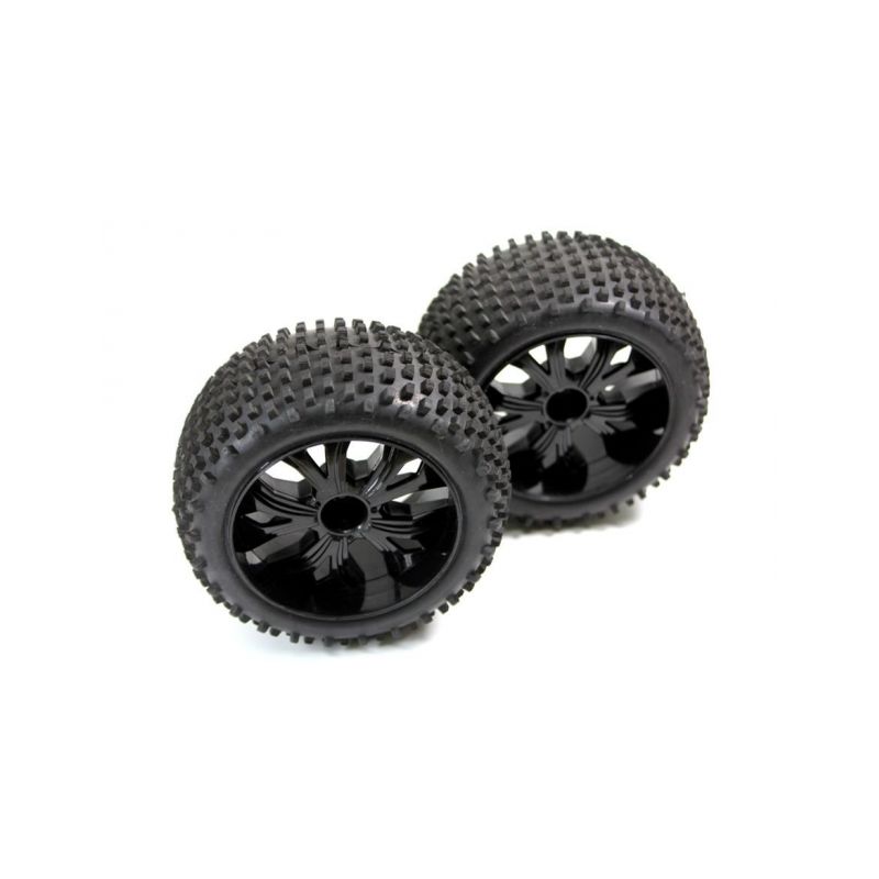 Absima 1230067 - Tire Set f/r (2) Truggys.) - 1