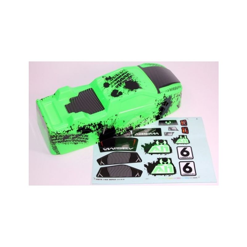 Absima 1230095 - Body green Truggy brushed - 1 Absima 1230095 - Body green Truggy brushed - 1
