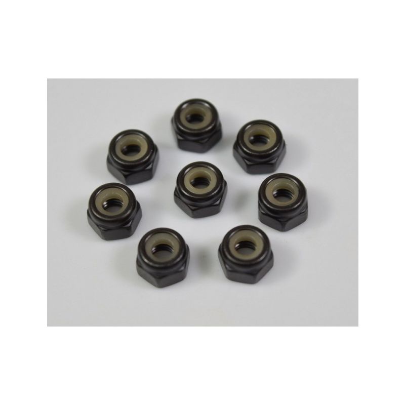 Absima 1230440 - Nylon Nuts M4 - 1 Absima 1230440 - Nylon Nuts M4 - 1