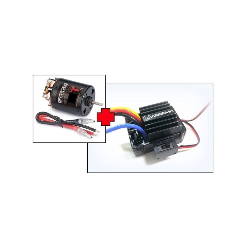 Combo Absima Thust B-Spec 55T + ESC Absima 40A Crawler - 1 Combo Absima Thust B-Spec 55T + ESC Absima 40A Crawler - 1