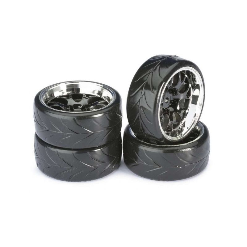 Driftové pneumatiky 1:10 včetně disků, 4ks - 1