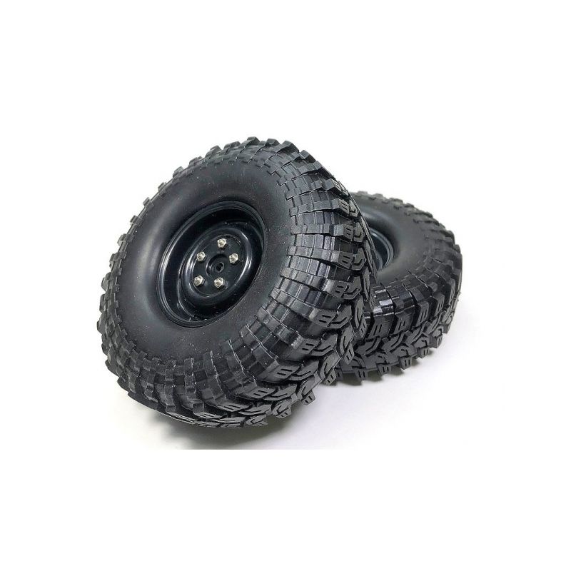 Pneumatiky + disky Crawler All Terrain 110mm, černé, 2ks - 1