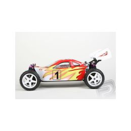 HiMOTO buggy Z-3 1:10 elektro RTR set 2,4GHz červená - 3