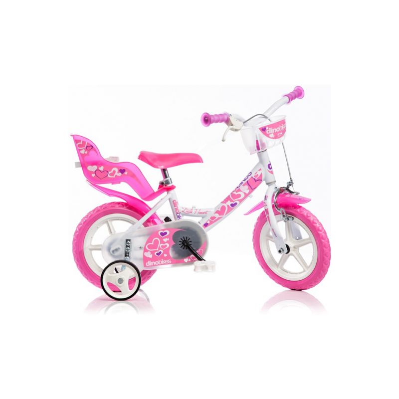 DINO Bikes - Dětské kolo 12" bílé - 1 DINO Bikes - Dětské kolo 12" bílé - 1