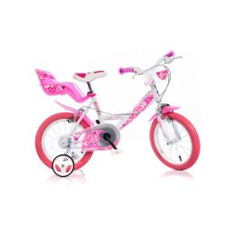 DINO Bikes - Dětské kolo 16" bílé - 1