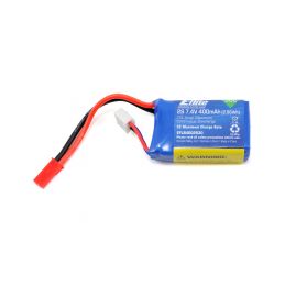 E-flite LiPo 7.4V 400mAh 30C JST - 1