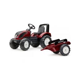 FALK - Šlapací traktor Valtra S4 s vlečkou - 1