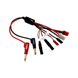 Nabíjecí kabel s banánky - Tam,Dns,JST,Rx,Tx - 1