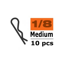 Sponka karosérie střední 45° červená (10) - 1