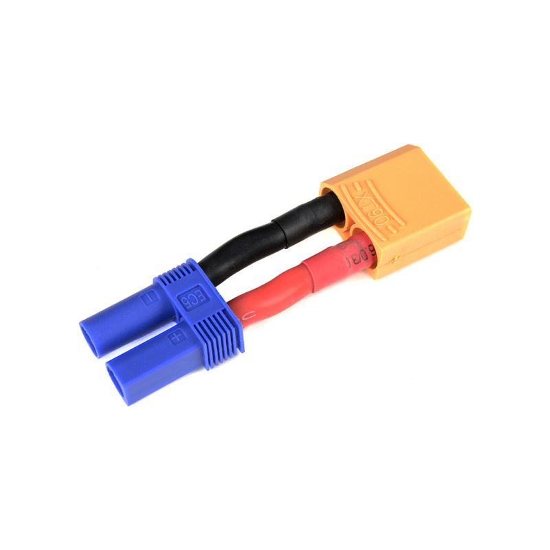 Konverzní kabel EC5 samec - XT-90 samice 10AWG - 1 Konverzní kabel EC5 samec - XT-90 samice 10AWG - 1