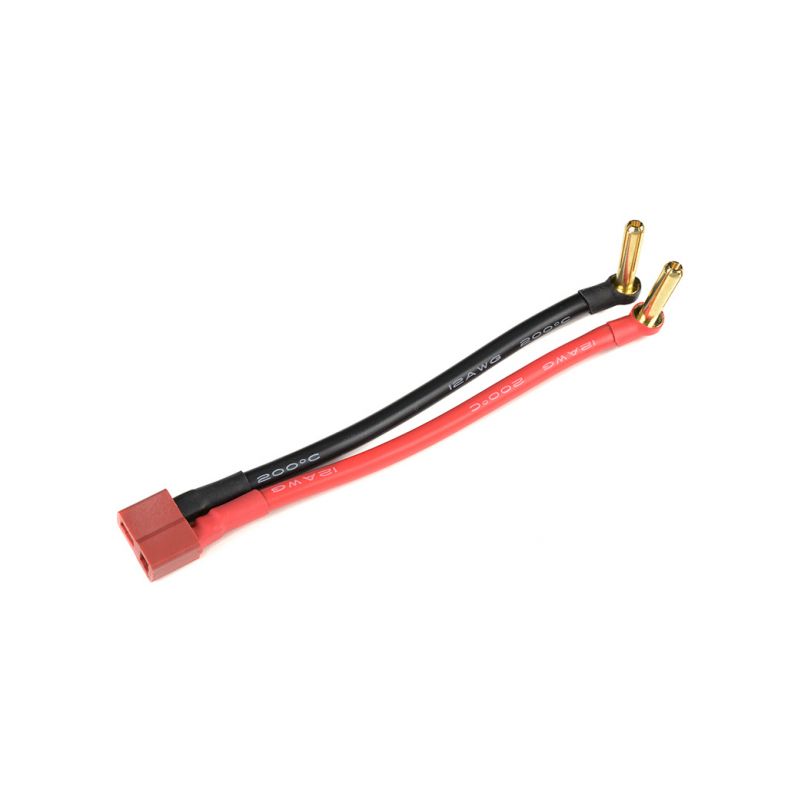 Bateriový kabel 4.0mm zlacený - Deans samice - 1 Bateriový kabel 4.0mm zlacený - Deans samice - 1