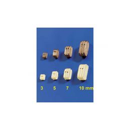 Krick Blok lanoví dvojitý světlý 10mm (10) - 1