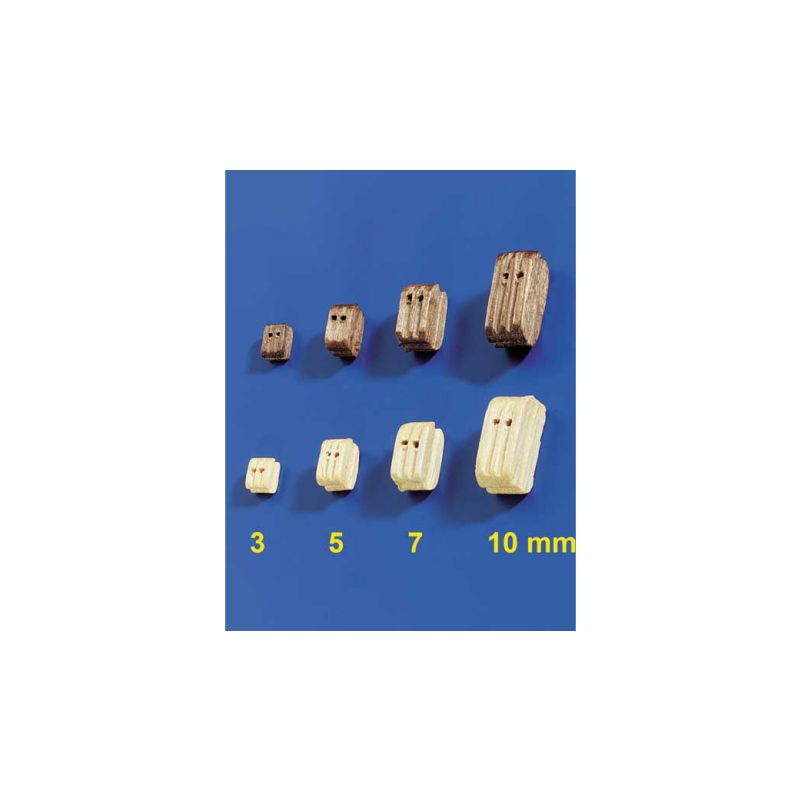 Krick Blok lanoví dvojitý světlý 10mm (10) - 1 Krick Blok lanoví dvojitý světlý 10mm (10) - 1