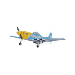 P-51D Mustang 20cc 1.7m ARF žlutý - 1