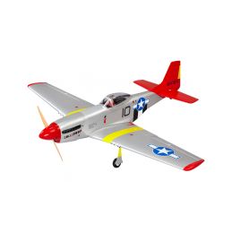 P-51D Mustang 20cc 1.7m ARF červený - 1