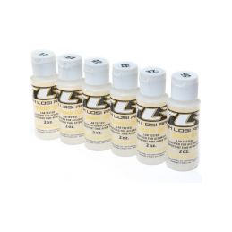 TLR silikonové oleje do tlumičů Middle (sada 6x56ml) - 1