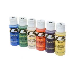 TLR silikonové oleje do tlumičů Low (sada 6x56ml) - 1