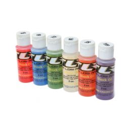TLR silikonové oleje do tlumičů High (sada 6x56ml) - 1