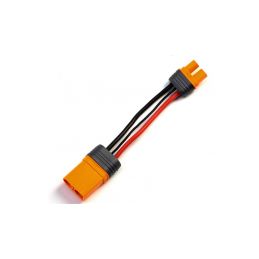 Spektrum konverzní kabel IC5 přístroj - IC3 baterie 10cm 10 AWG - 1
