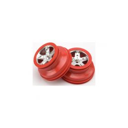 Traxxas disk 2.2/3.0" SCT saténový-červený (2) (2WD přední) - 1
