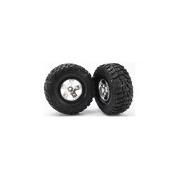 Traxxas kolo 2.2/3.0", disk SCT saténový-černý, pneu Kumho (2) (2WD přední) - 1