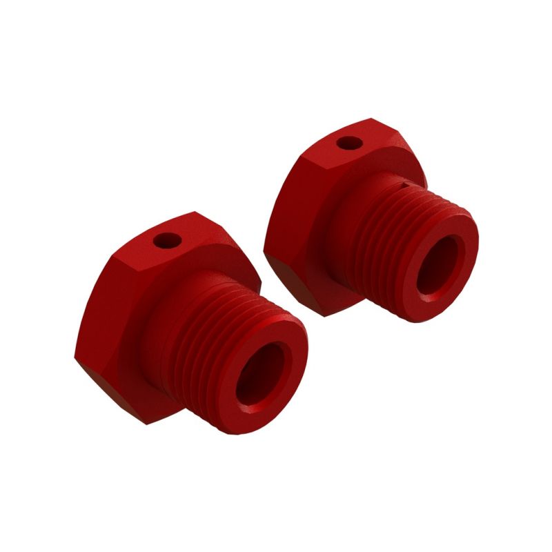 Arrma náboj kola 17mm hliník červený (2) - 1 Arrma náboj kola 17mm hliník červený (2) - 1