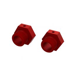 Arrma unašeč kola Hex 24mm, červený (2) - 1