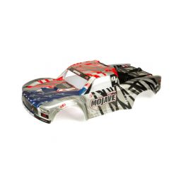 Arrma karosérie stříbrná/červená: Mojave 6S BLX - 1
