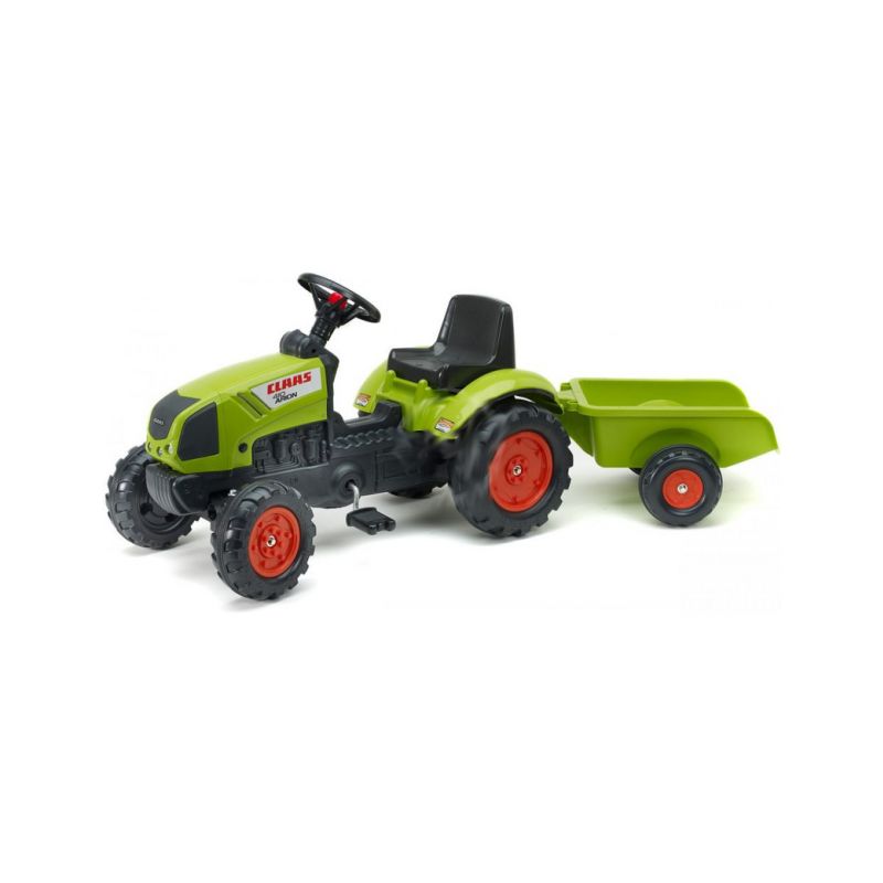FALK - Šlapací traktor Claas Arion 410 s vlečkou - 1 FALK - Šlapací traktor Claas Arion 410 s vlečkou - 1