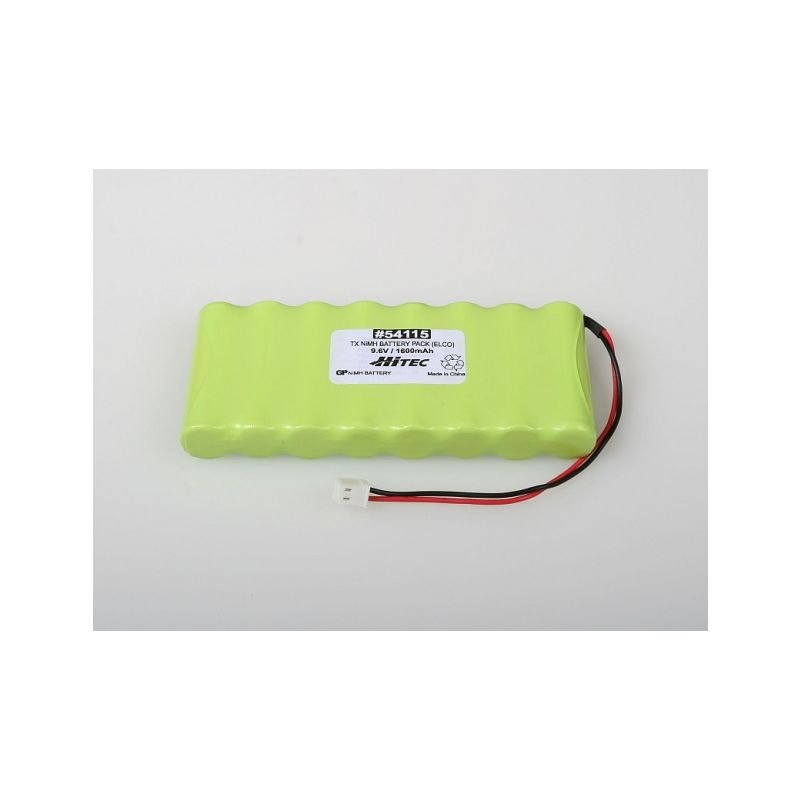 4115 Tx accu 9.6V NiMh 1600mAh ploché - 1 4115 Tx accu 9.6V NiMh 1600mAh ploché - 1