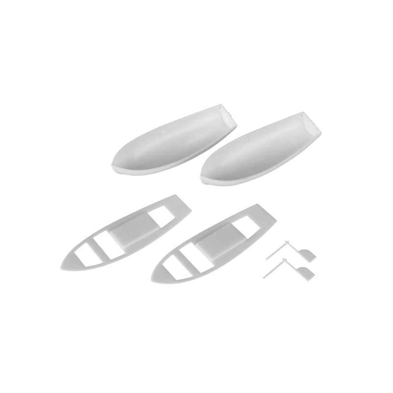 Záchranný člun s kormidlem 32x90mm (2 ks) - 1 Záchranný člun s kormidlem 32x90mm (2 ks) - 1