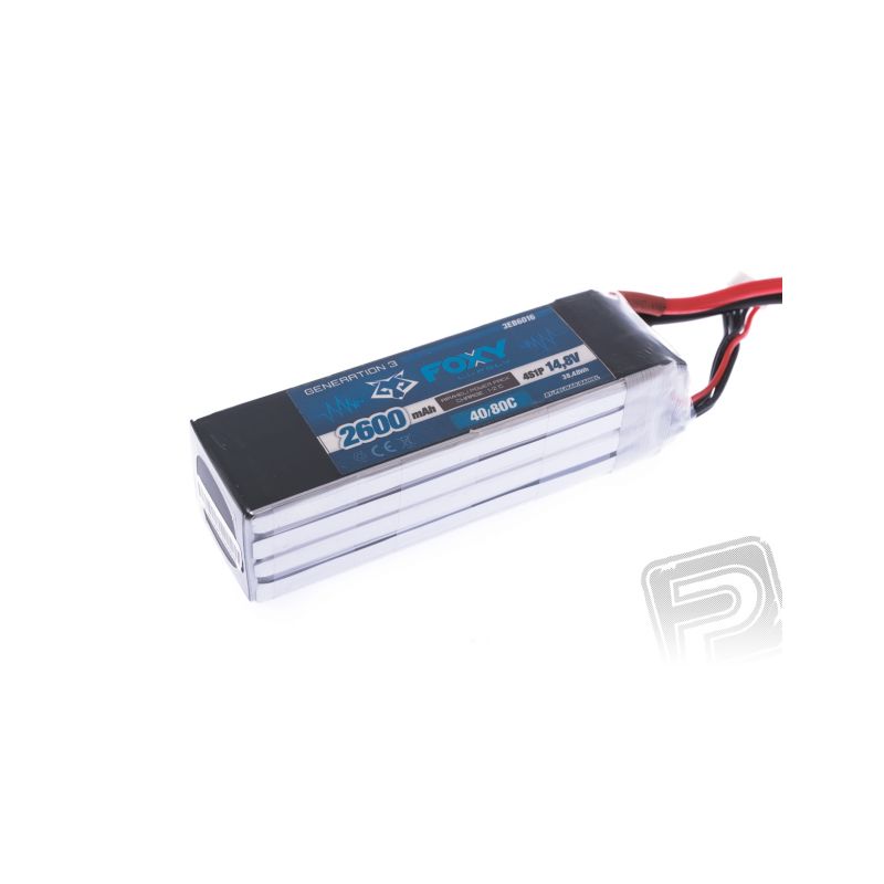 FOXY G3 - Li-Po 2600mAh/14,8V 40/80C 38,5Wh - 1 FOXY G3 - Li-Po 2600mAh/14,8V 40/80C 38,5Wh - 1
