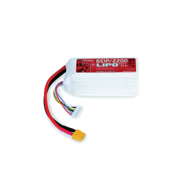 POWER PACK Li-Pol 2200mAh/22,2V 70C s XT60 konektorem - 1 POWER PACK Li-Pol 2200mAh/22,2V 70C s XT60 konektorem - 1