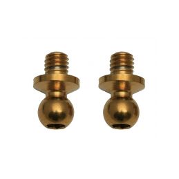 Factory Team TiN 3.25 mm kulové čepy, nízký krček, 2 ks. - 1