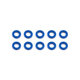 Ballstud podložky, 5.5x1.0mm, modré alu, 10 ks. - 1