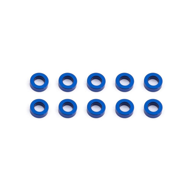 Ballstud podložky, 5.5x2.0mm, modré alu, 10 ks. - 1