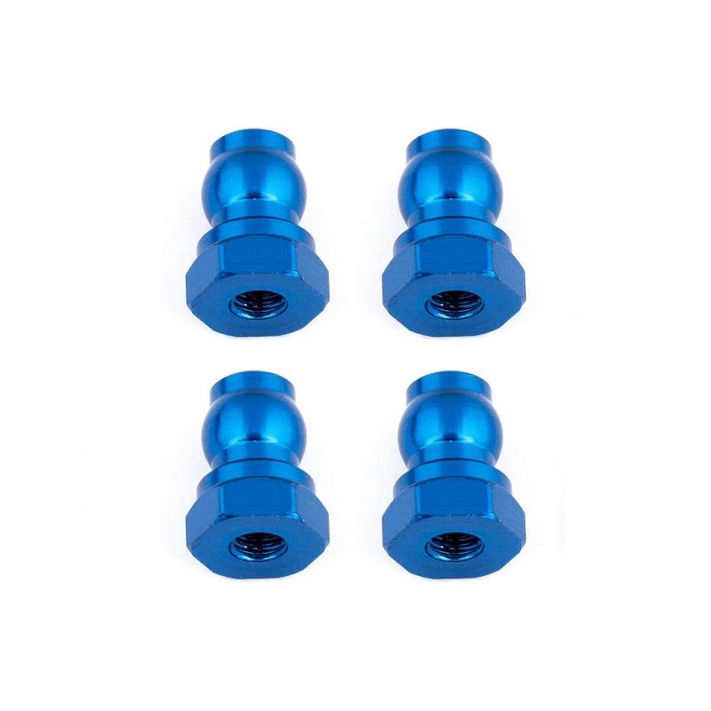 Vrchní modré hliníkové vložky tlumičů, 10mm, 4 ks. - 1
