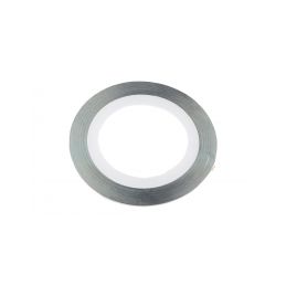 Ozdobná páska stříbrná 1 mm - 1