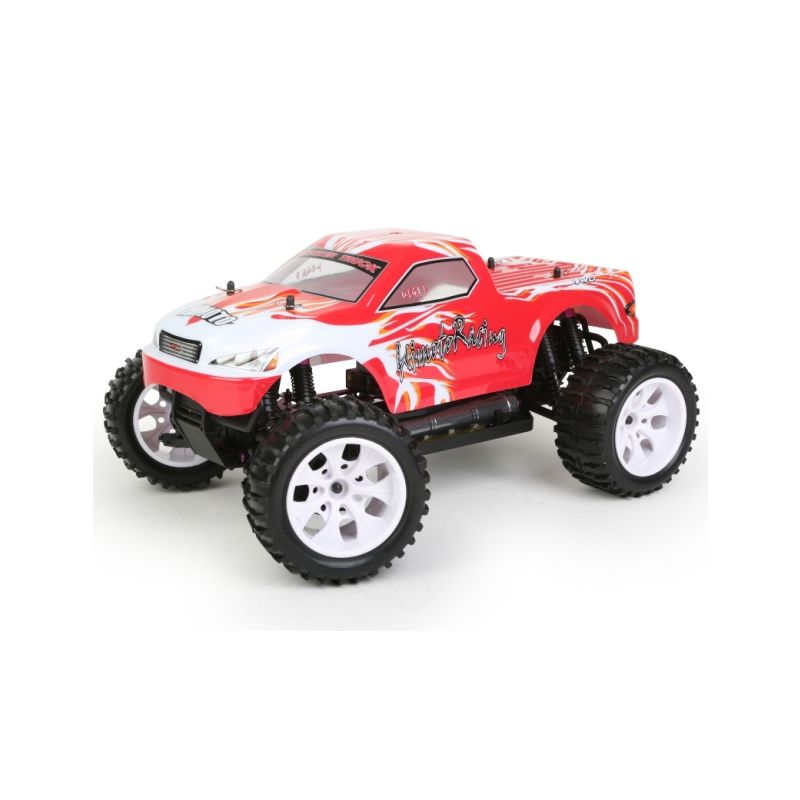 HiMOTO Monster Truck EMXT-1 1:10 elektro RTR set 2,4GHz červená - 1