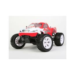 HiMOTO Monster Truck EMXT-1 1:10 elektro RTR set 2,4GHz červená - 3