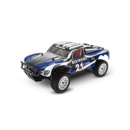 HIMOTO Short Course 1/10 scale RTR 4WD 2,4GHz - modré - 1