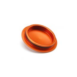 Alu víčko pro vzduchový filtr (oranžový) - 4