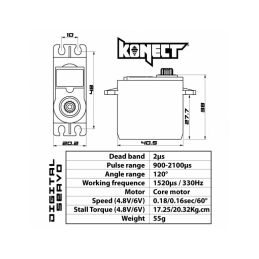 KONECT 21 kg servo - SPORT - 2