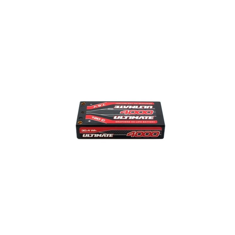 ULTIMATE GRAPHENE HV LiPo Hardcase 4000mAh 7.6V 120C G5 - 1 ULTIMATE GRAPHENE HV LiPo Hardcase 4000mAh 7.6V 120C G5 - 1