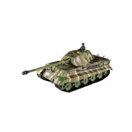 RC tank 1:16 German King Tiger (věž Porsche) kouř. a zvuk. efekty - 1